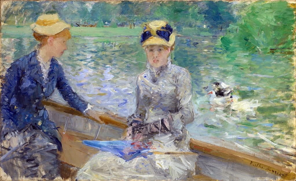 Sommertag (um 1879) von Berthe Morisot, National Gallery, London